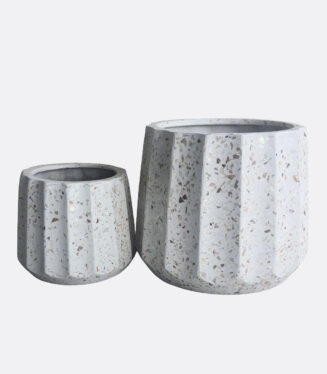 FB-50- Poly- fiberglass pot set of 3